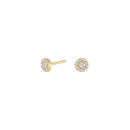 8kt. goldohrringe m/cz