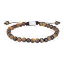 SON Armband glänzend gelbes Tigerauge 19-25 cm