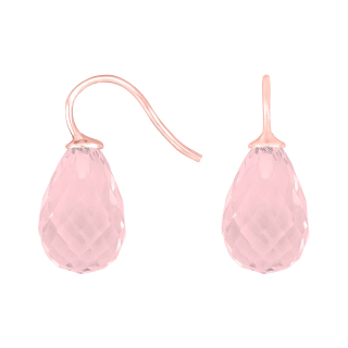 Rosév S. Ohrring Quarz-Glas Facettiert Farbe25