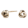14kt. Goldohrringe Knoten