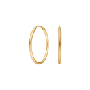 14kt. Goldohrringe 23mm