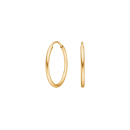 14kt. Goldohrringe 17mm