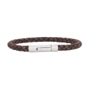 SON Armband dunkelbraunes Kalbsleder 19cm 19