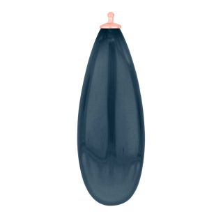 Böhm. Quarz-Glas Tropfen Farbe42 -rvg - Stück