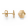 750/- Ohrstecker matt./Poliert, 0,01ct W-SI