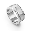 Ring Sylt matt/poliert/rhodiniert