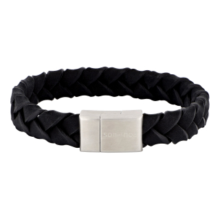 SONArmband schwarzes Kalbsleder 19cm 19