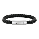 SONArmband schwarzes Kalbsleder 19cm 19