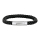 SONArmband schwarzes Kalbsleder 23cm 23