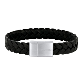 SONArmband schwarzes Kalbsleder 19cm 19