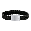 SONArmband schwarzes Kalbsleder 19cm 19