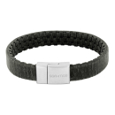 SON Armband graues Kalbsleder 21cm 12mm