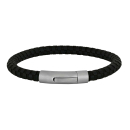 SON Armband Schwartz Kalbsleder 19cm