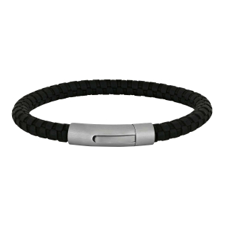 SON Armband Schwartz Kalbsleder 23cm
