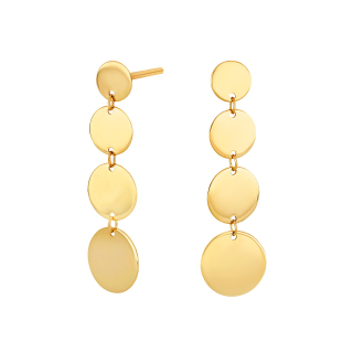 8kt. Gold Ohrringe