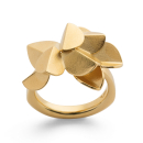 925/- Ring, vg. Sand matt, Poliert