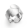 925/- Ring, rho. matt./Kratzmatt