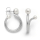 925/- creol, rho. Schlagmatt, Zuchtperlen 8,82CT