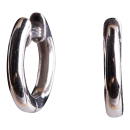 Silber Rhodinierter Ohrstecker mit Zirkonia