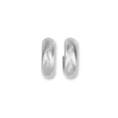 Rhod. Silber matt Ohrclip, 24,5mm
