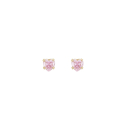 14 Karat pink Herz cz