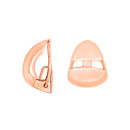 Roséverg. Silber system-Clips Eva 15x13mm
