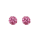 Kugel, Kristall Pink, 4 mm Stahl