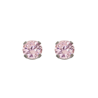 Zirkonia Pink, 3 mm Titan