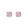 Zirkonia Pink, 3 mm Titan