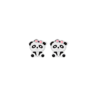 Panda mit Emaille