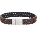 SON Armband dunkelbraunes Kalbsleder 23cm 23