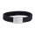 SON Armband schwarzes Kalbsleder 23cm 12mm 23
