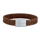 SON Armband braunes Kalbsleder 23cm 12mm 23
