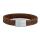 SON Armband braunes Kalbsleder 23cm 12mm 23