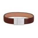 SON Armband braunes Kalbsleder 23cm 12mm 23