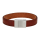SON Armband braunes Kalbsleder 23cm 12mm 23