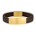 SON Armband graues Kalbsleder 19cm 12mm 19
