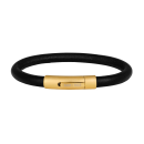 SONArmband schwarzes Kalbsleder 21cm 12mm 21