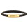 SON Armband dkbraunes Kalbsleder 23cm IPG 23