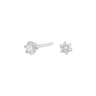 Siersbøl 14kt. Afrodite WG Ohrstecker 0.20ct W/s