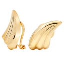 8kt. Goldclips Blatt 14mm