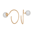 8kt. Gold Ohrringe mit Perle 15mm