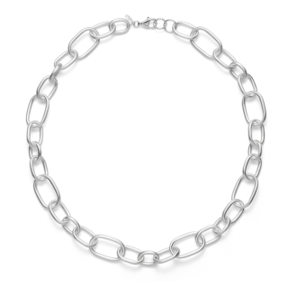 925/- Collier, rho. matt., 50cm