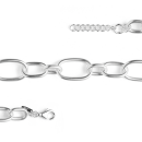 925/- Armband matt., 19cm + 3cm
