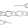 925/- Armband matt., 17cm + 3cm