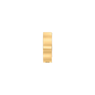 SON Stahl Creolen IP gold 13,5mm 1 Stück