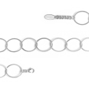 925/- Armband matt., 17cm + 2cm
