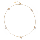 925/- Collier, vg. Poliert, Zuchtperlen 1mm