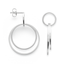 925/- Ohrstecker, rho. matt.