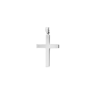 Rhodiniertes Silber kreuz 26mm